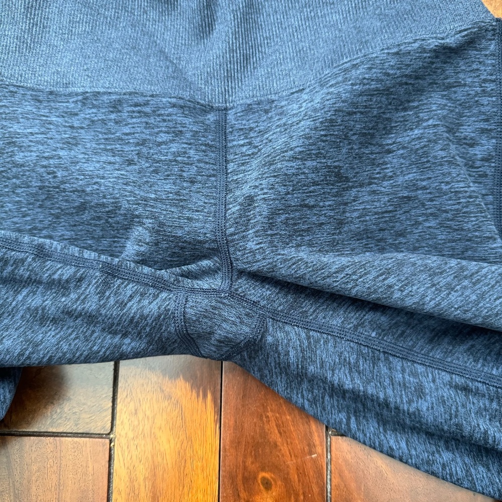 Alo Alosoft Lounge Legging Heathered Navy Blue S - Picture 6 of 8